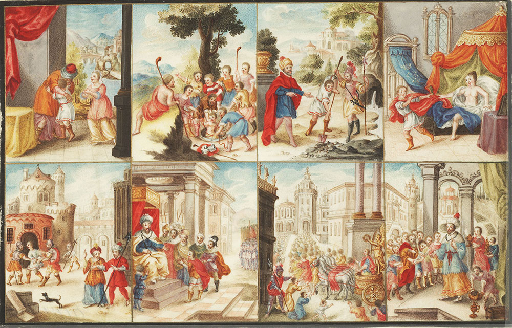 Scenes from story of Joseph and his brethren