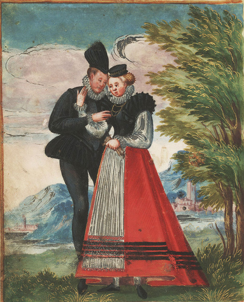 Miniature of a pair of lovers