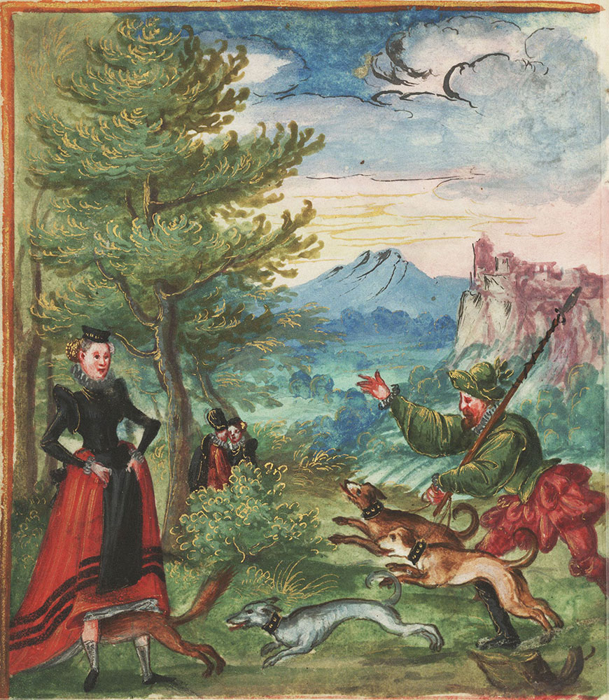 Miniature of the sly fox