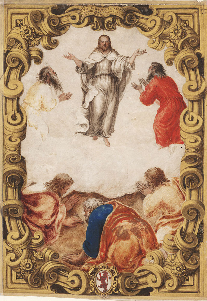 Frontispiece from a Dogale, depicting the Transfiguration