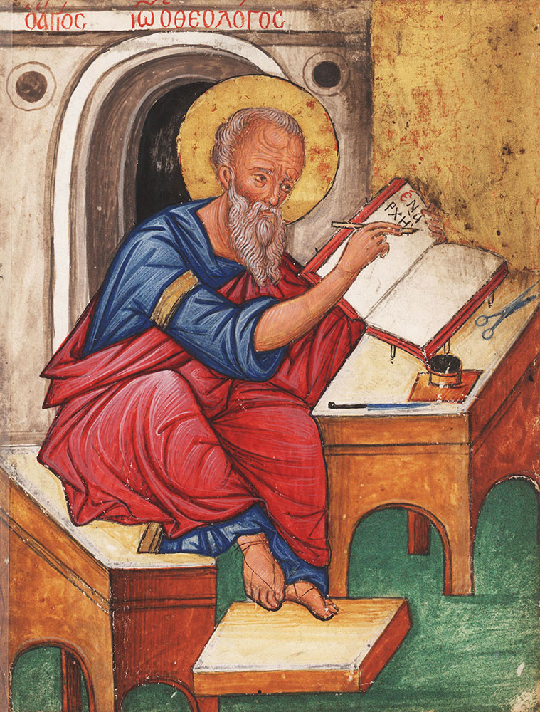 Miniature of St. John the Evangelist