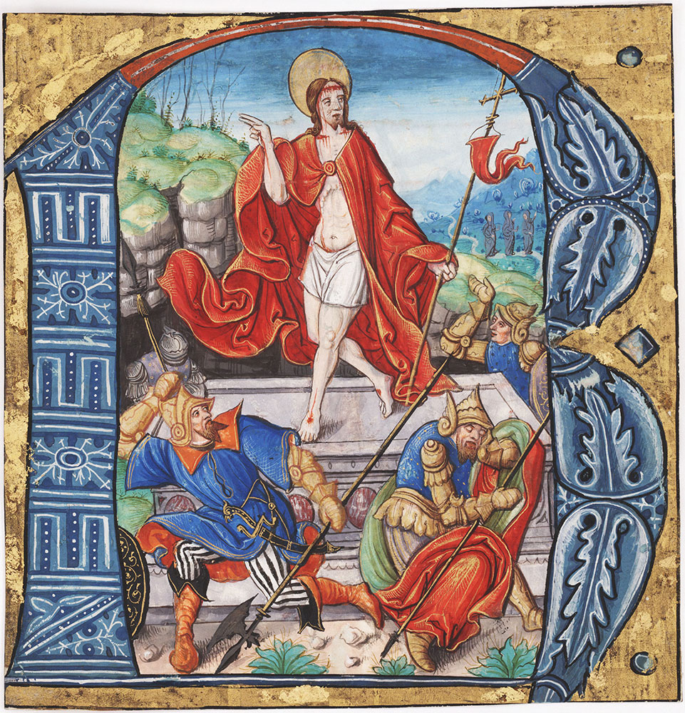 Initial R with the Resurrection