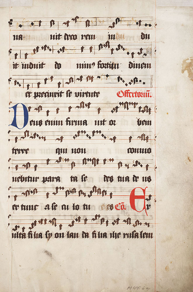 [Music Fragment with Decorated Initial]