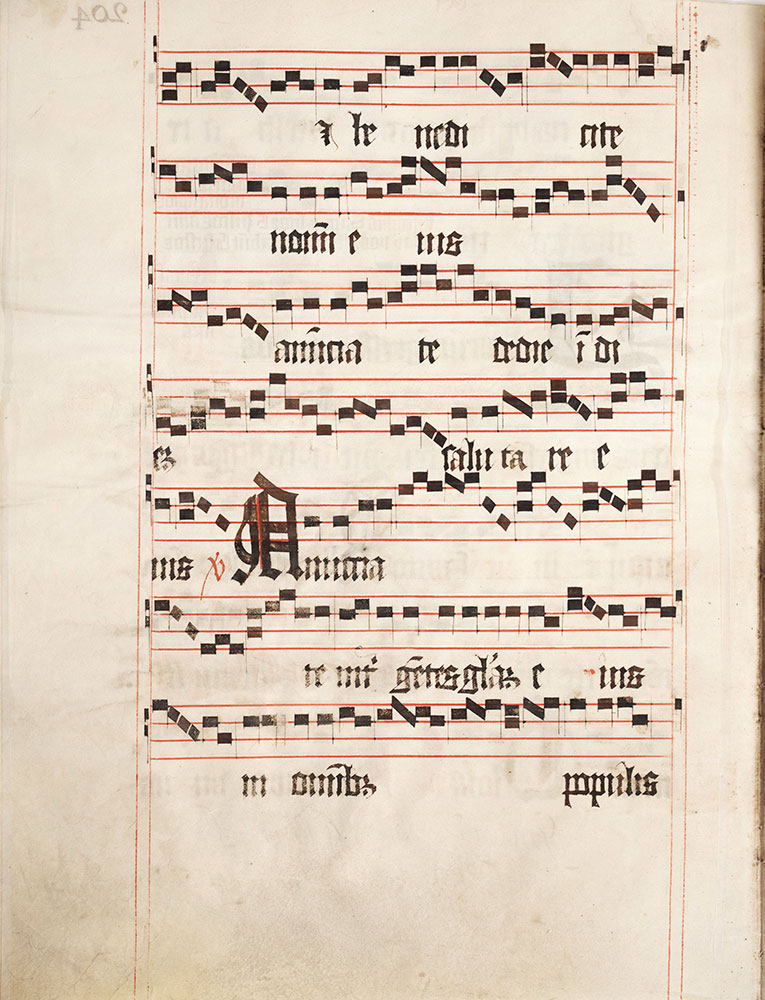 [Music Fragment with Decorated Initial]