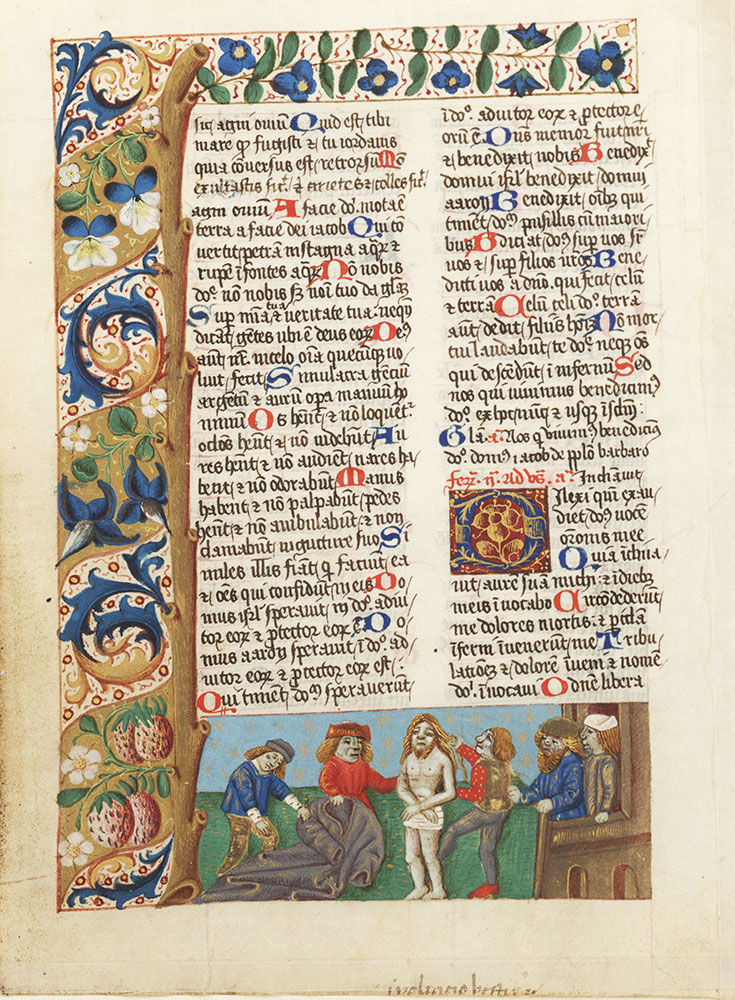 [Illuminated Medieval Manuscript Fragment]