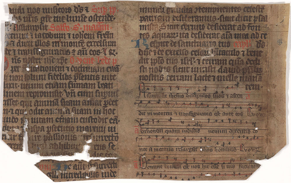 [Breviary, after the 1st Sunday in Lent and Ember Saturday, with neumes]
