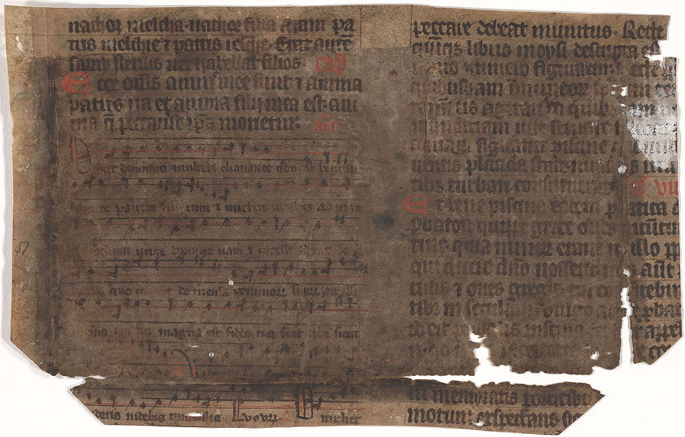 [Breviary, after the 1st Sunday in Lent and Ember Saturday, with neumes]