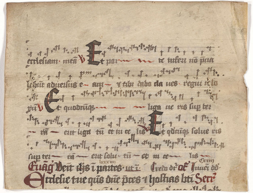 [Missal: Holy Saturday, with neumes]