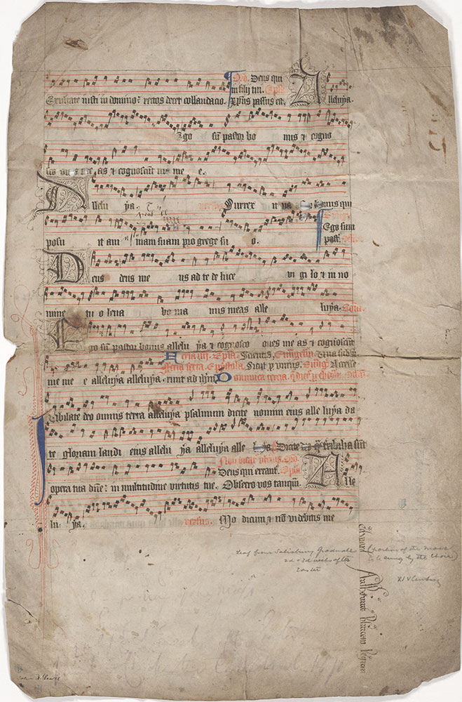 [Gradual: Second to Fourth Sundays after Easter, with neumes]
