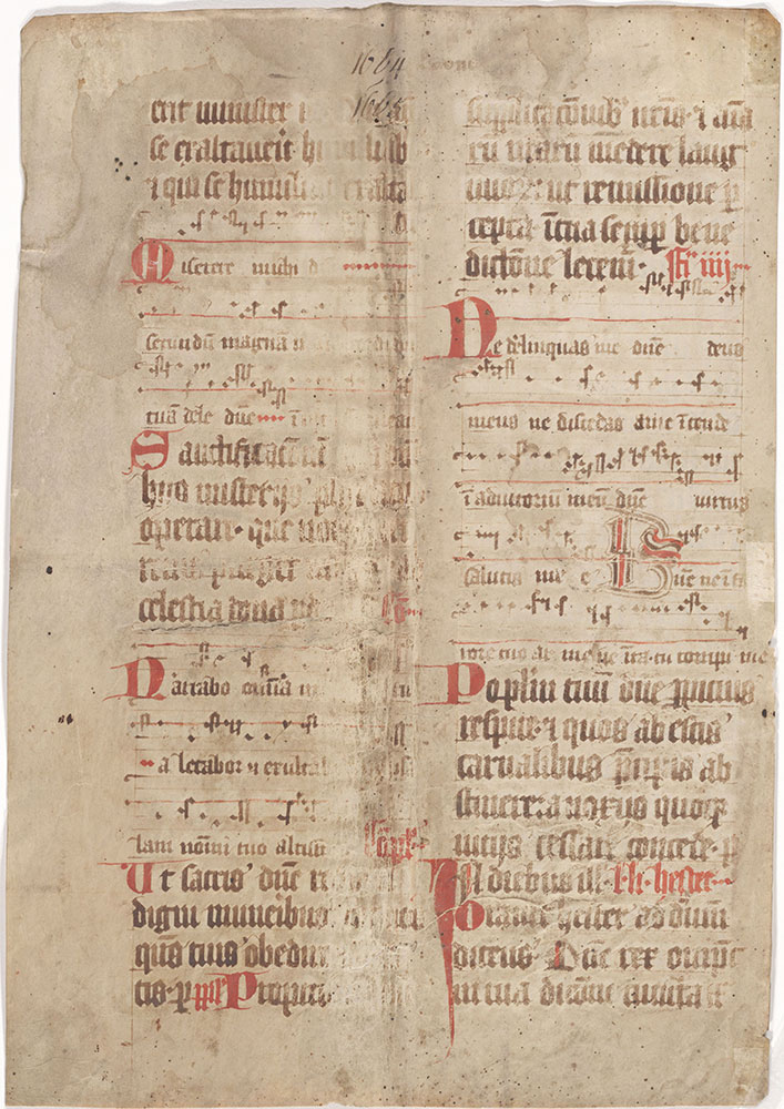 [Missal: Tuesday and Wednesday after the Second Sunday in Lent, with neumes]