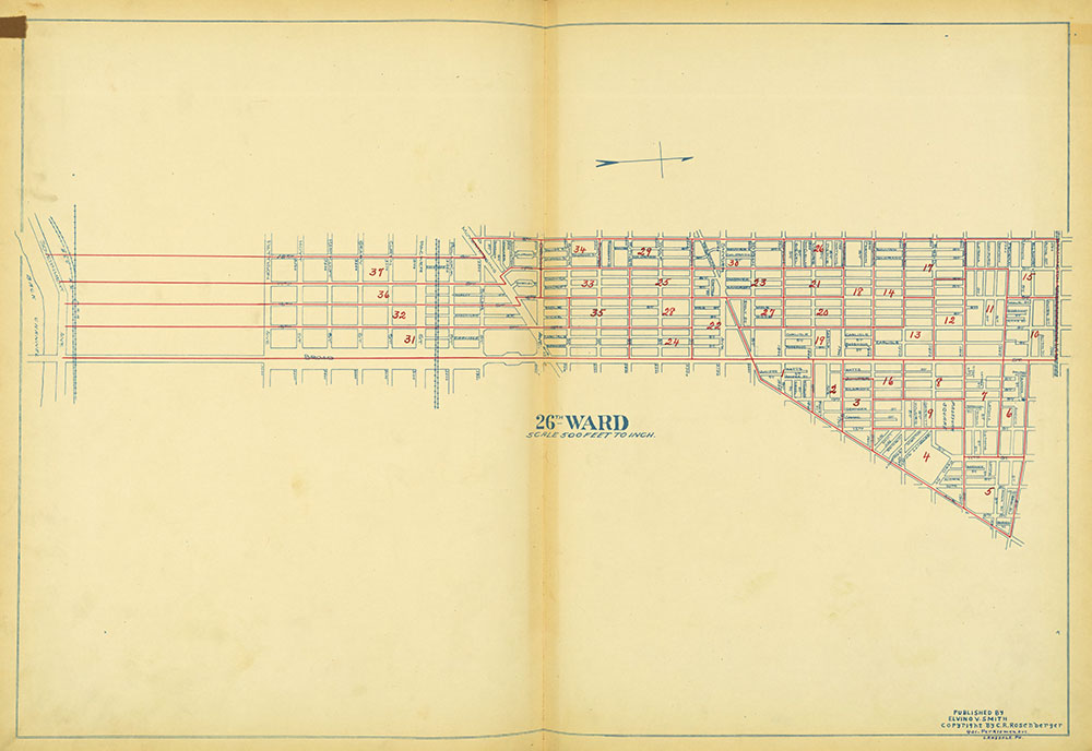 Maps of the Ward Boundaries of Philadelphia, Ward 26