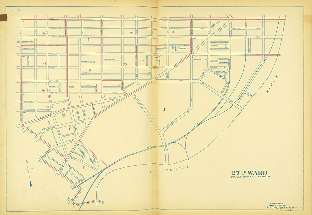 Maps of the Ward Boundaries of Philadelphia, Ward 27
