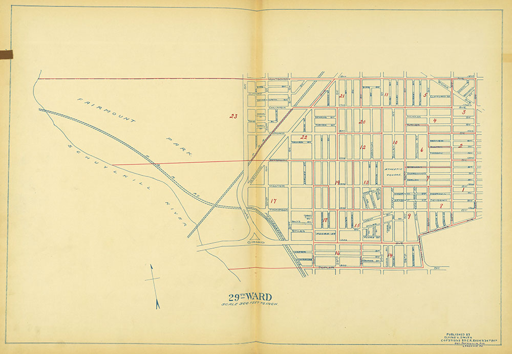 Maps of the Ward Boundaries of Philadelphia, Ward 29