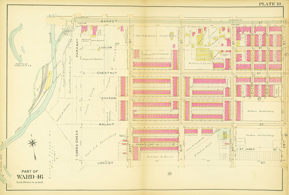 Atlas of the 27th & 46th Wards of the City of Philadelphia, Plate 18