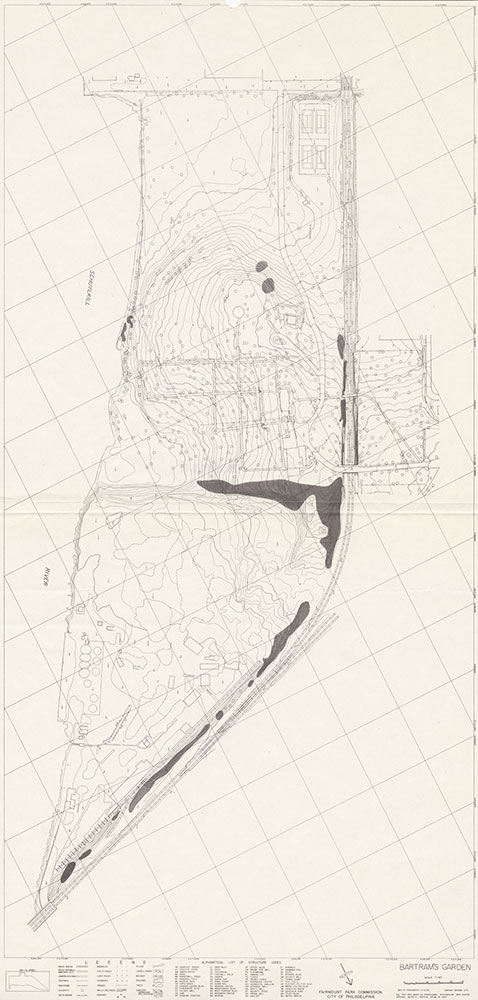 Bartram's Garden, 1983, Map