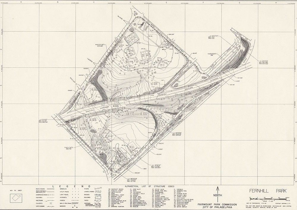 FernHill Park, 1982, Map