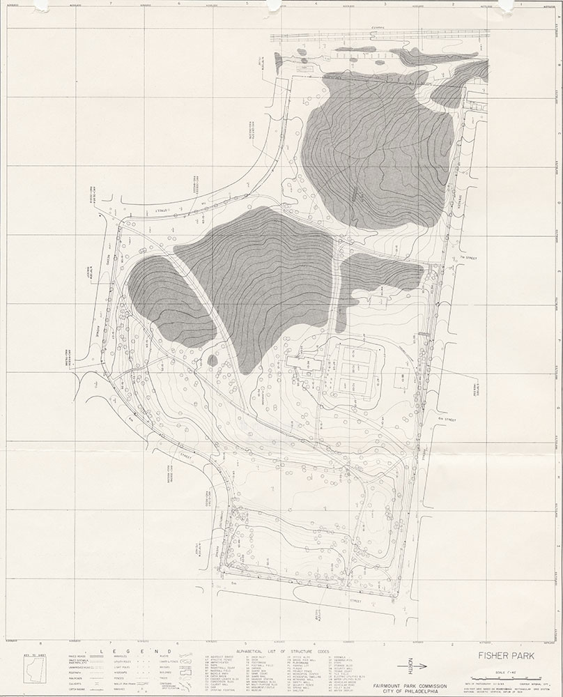Fisher Park, 1983, Map