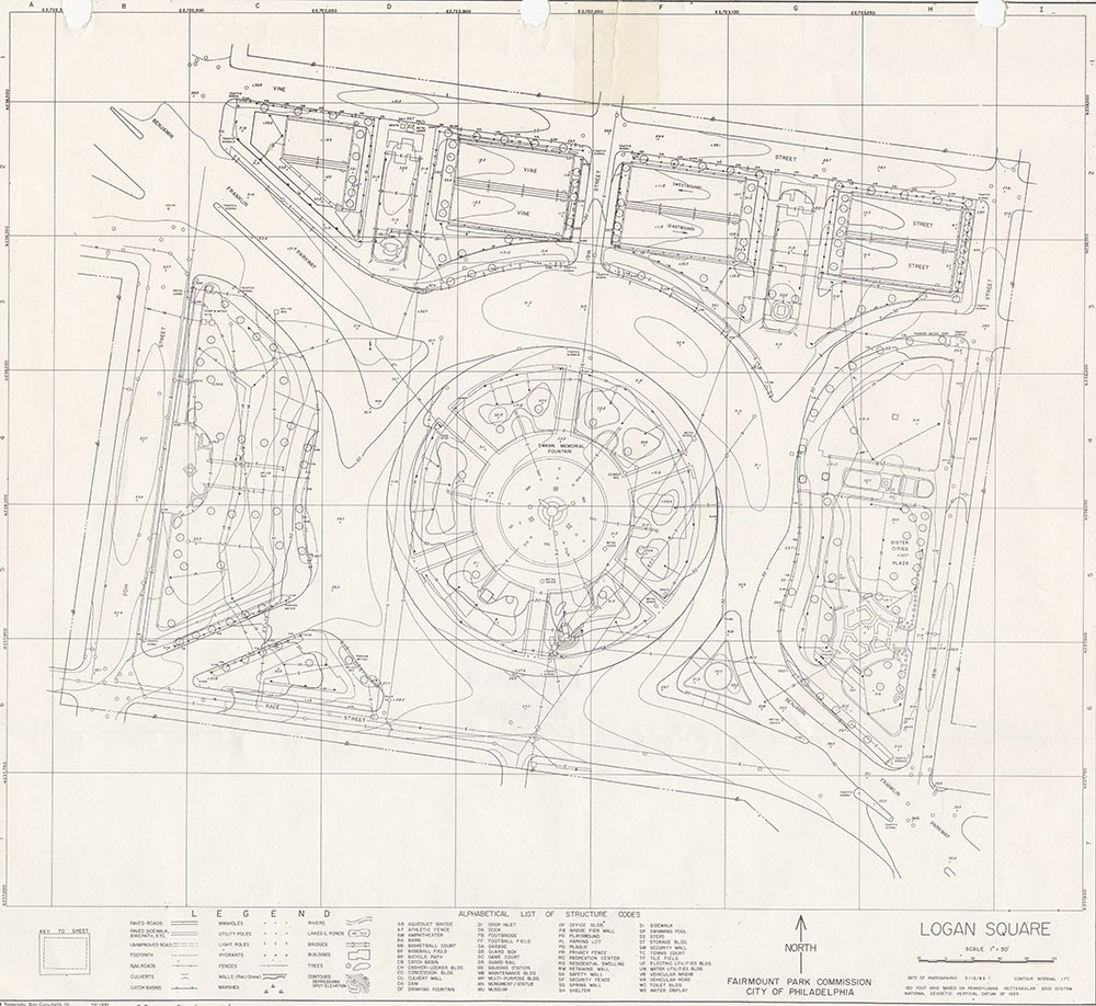 Logan Square, 1983, Map