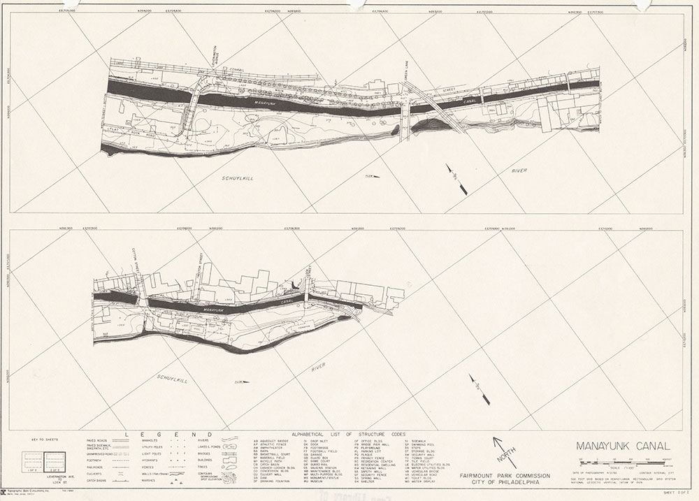 Manayunk Canal, 1982, Map 2
