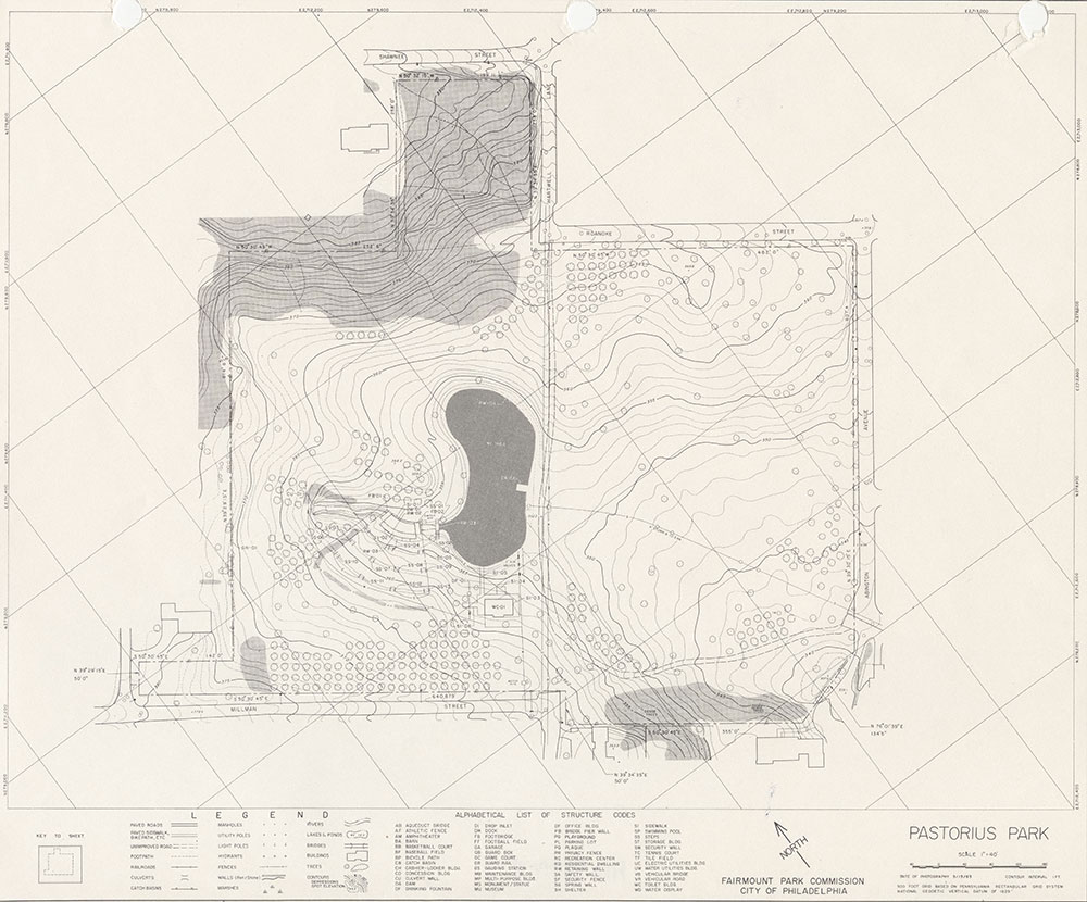 Pastorius Park, 1983, Map