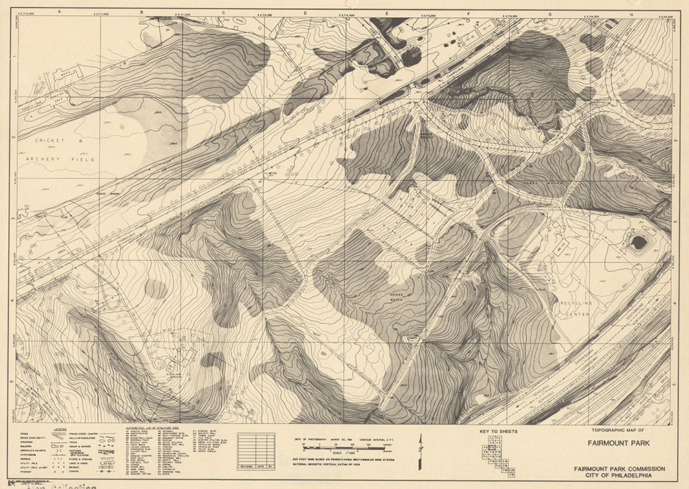 Fairmount Park, 1981, Map F-6