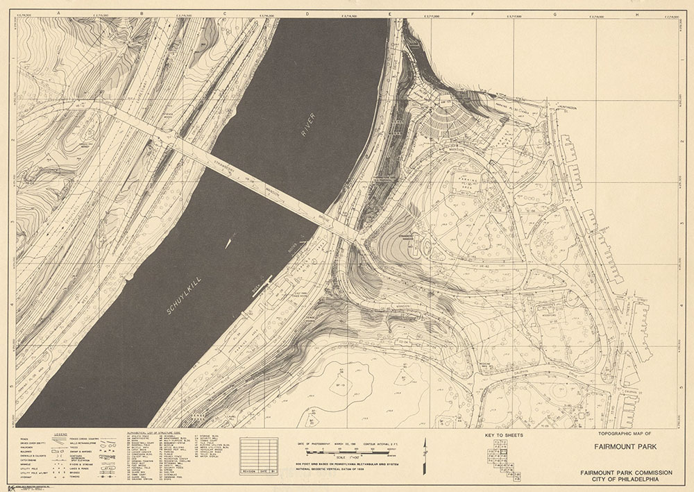 Fairmount Park, 1981, Map F-7