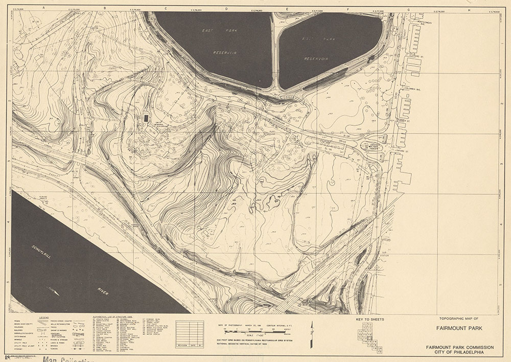 Fairmount Park, 1981, Map F-13