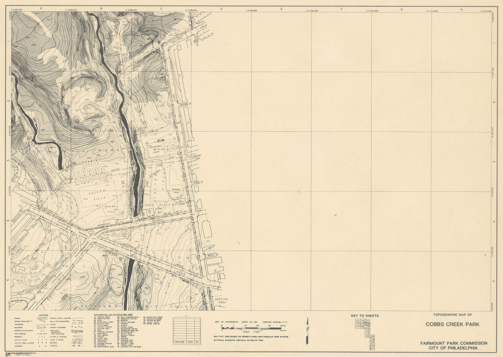 Cobbs Creek Park, 1981, Map C-6