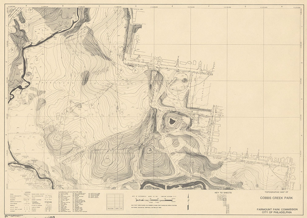 Cobbs Creek Park, 1981, Map C-9