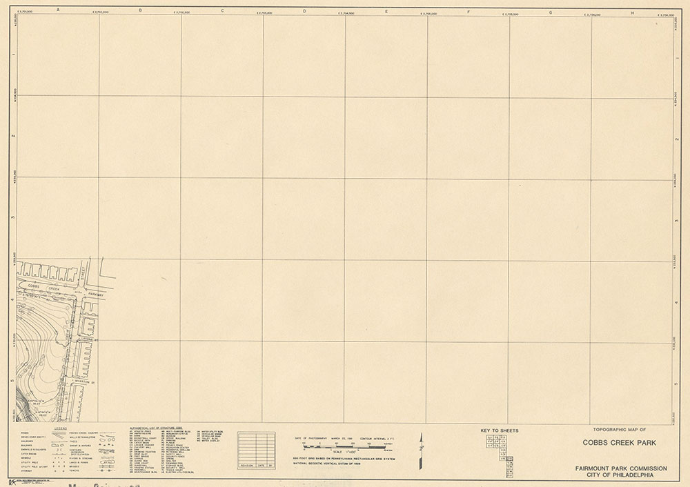 Cobbs Creek Park, 1981, Map C-13