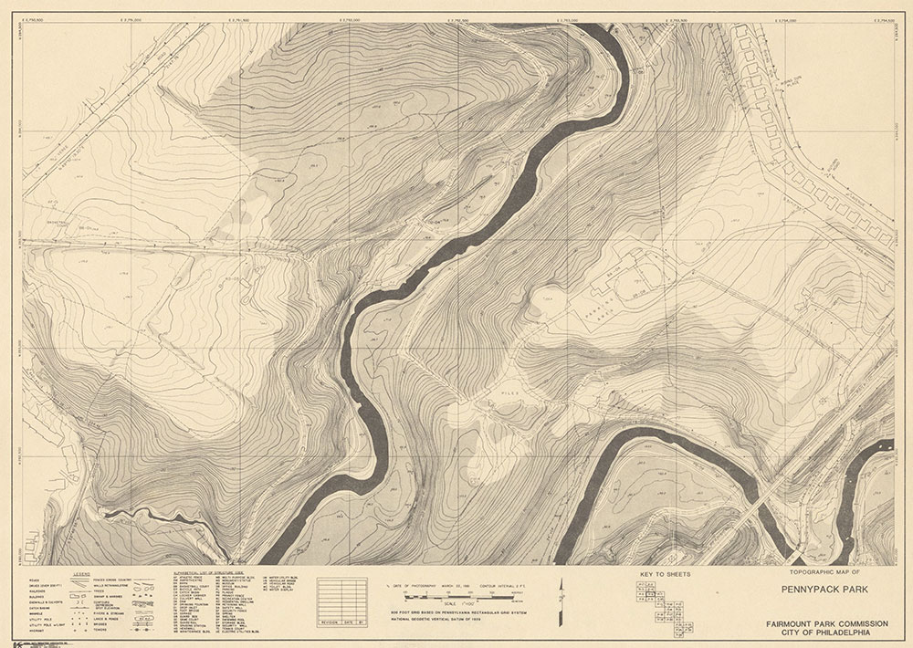Pennypack Park, 1981, Map P-6