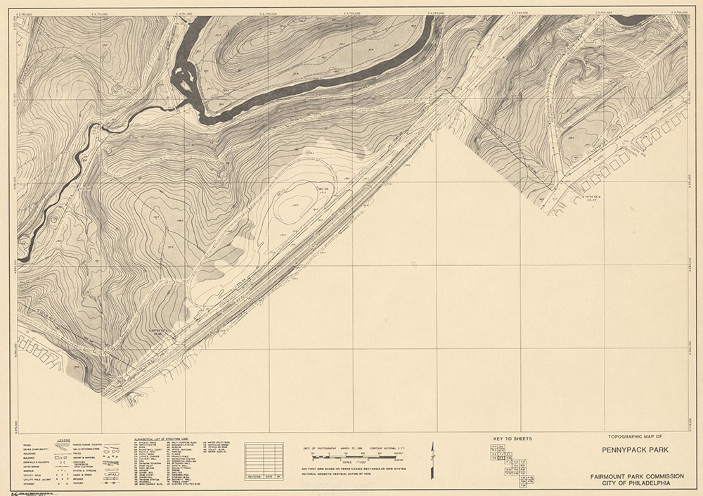 Pennypack Park, 1981, Map P-11
