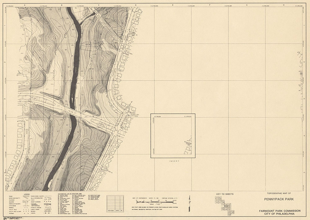 Pennypack Park, 1981, Map P-14