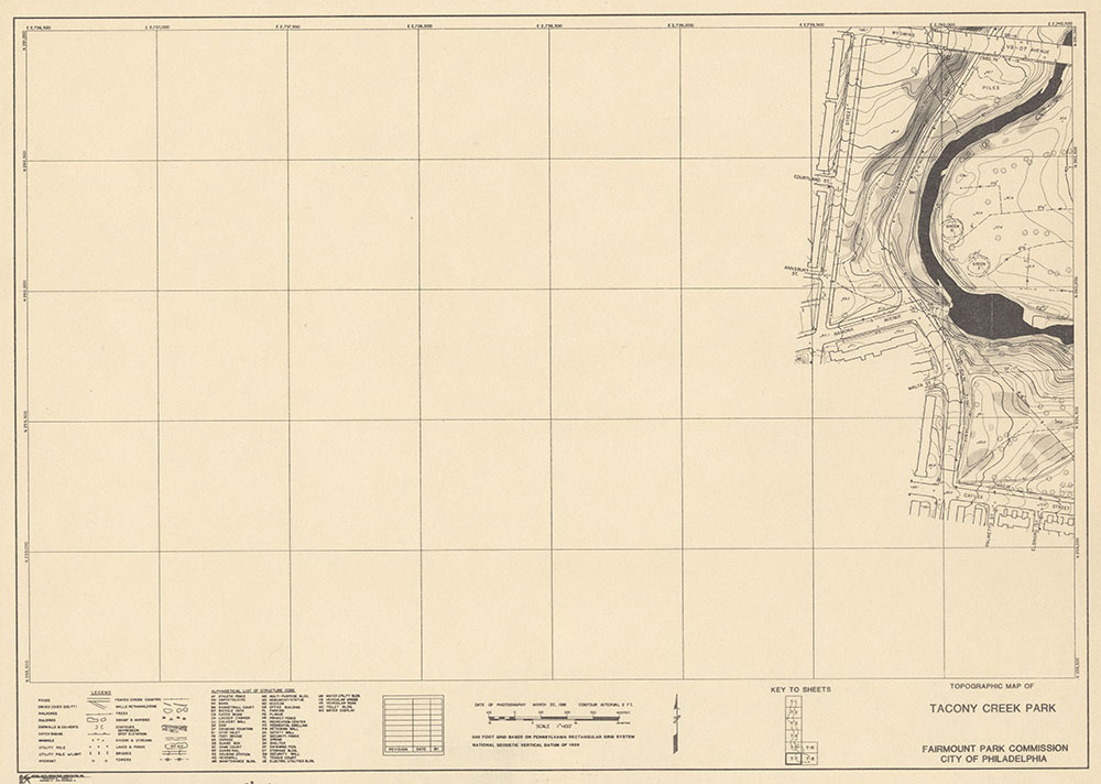 Tacony Creek Park, 1981, Map T-7