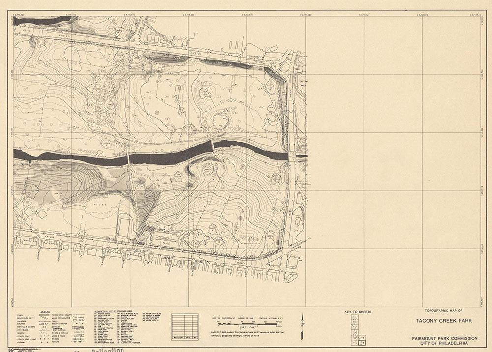 Tacony Creek Park, 1981, Map T-8