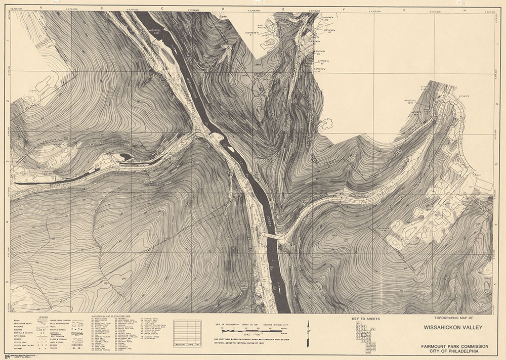 Wissahickon Valley, 1981, Map W-11