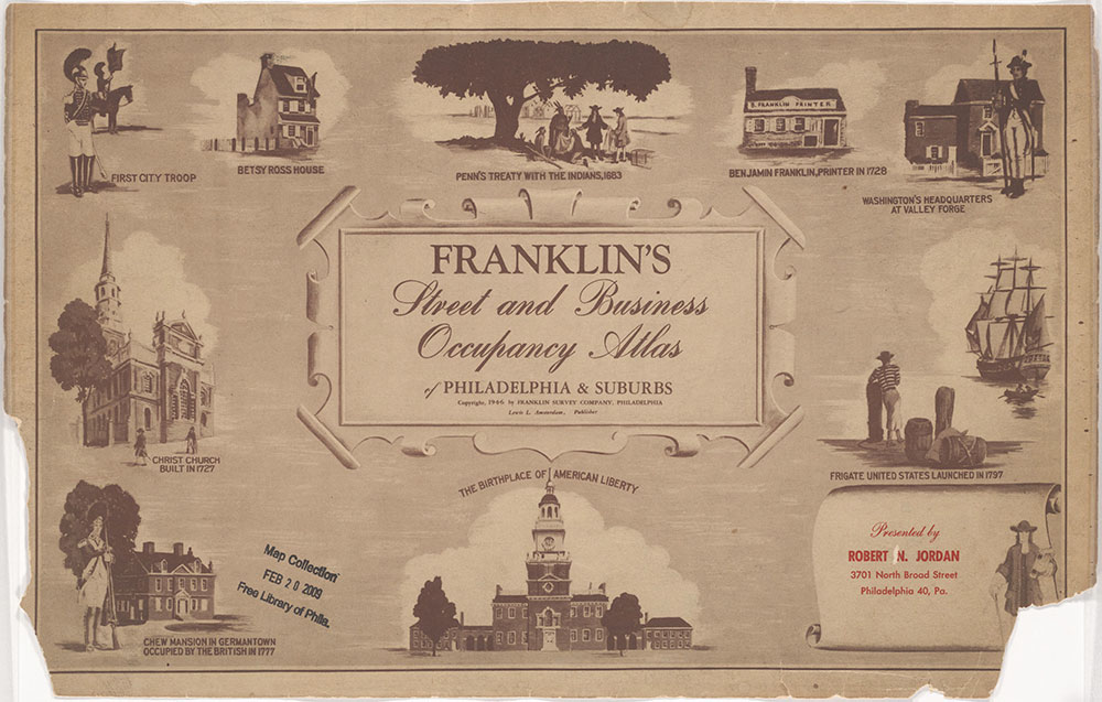 Franklin's Street and Business Occupancy Atlas of Philadelphia & Suburbs, 1946, Title Page