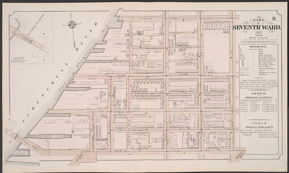 Atlas of Philadelphia, 5th, 7th & 8th Wards, 1874, Plate 9