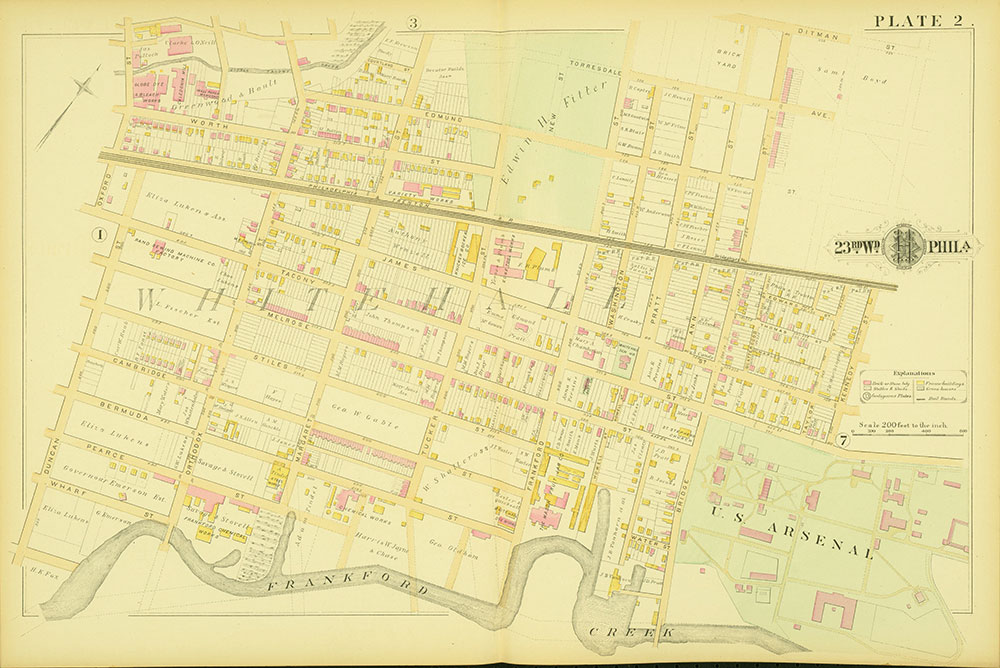 Atlas of the City of Philadelphia, 23rd Ward, Plate 2