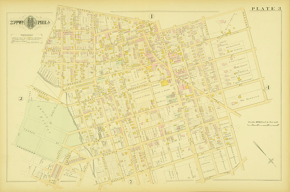Atlas of the City of Philadelphia, 23rd Ward, Plate 3
