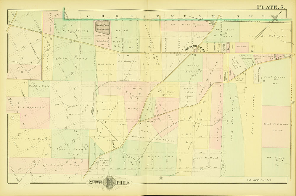 Atlas of the City of Philadelphia, 23rd Ward, Plate 5