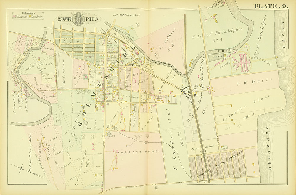 Atlas of the City of Philadelphia, 23rd Ward, Plate 9