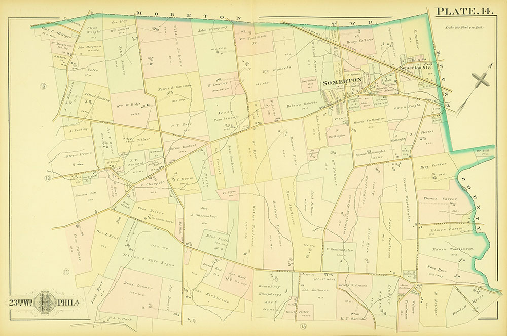 Atlas of the City of Philadelphia, 23rd Ward, Plate 14