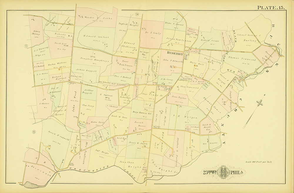 Atlas of the City of Philadelphia, 23rd Ward, Plate 15