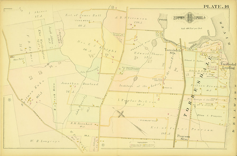 Atlas of the City of Philadelphia, 23rd Ward, Plate 16