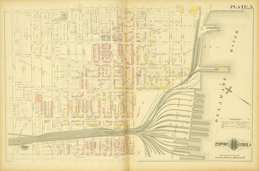 Atlas of the City of Philadelphia, 25th Ward, Plate 5