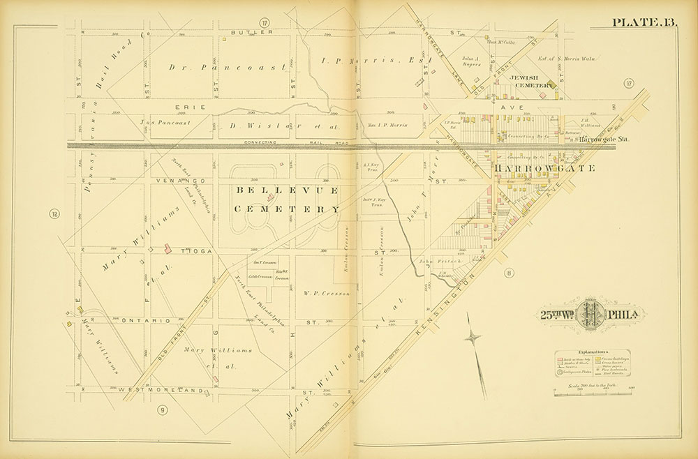 Atlas of the City of Philadelphia, 25th Ward, Plate 13