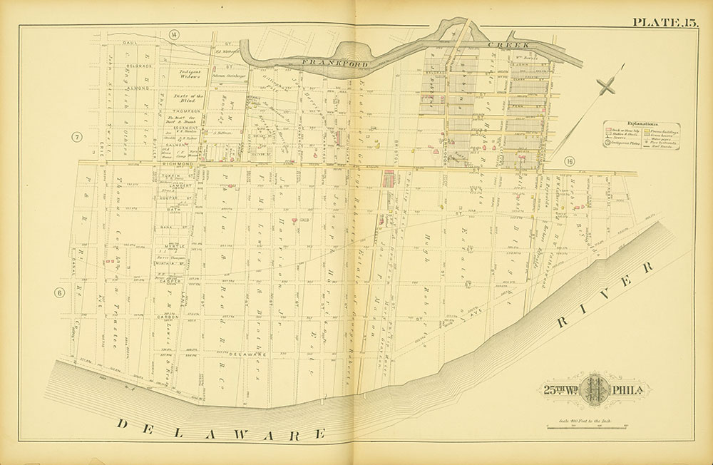 Atlas of the City of Philadelphia, 25th Ward, Plate 15
