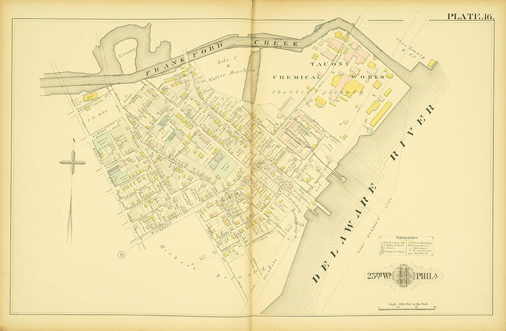 Atlas of the City of Philadelphia, 25th Ward, Plate 16