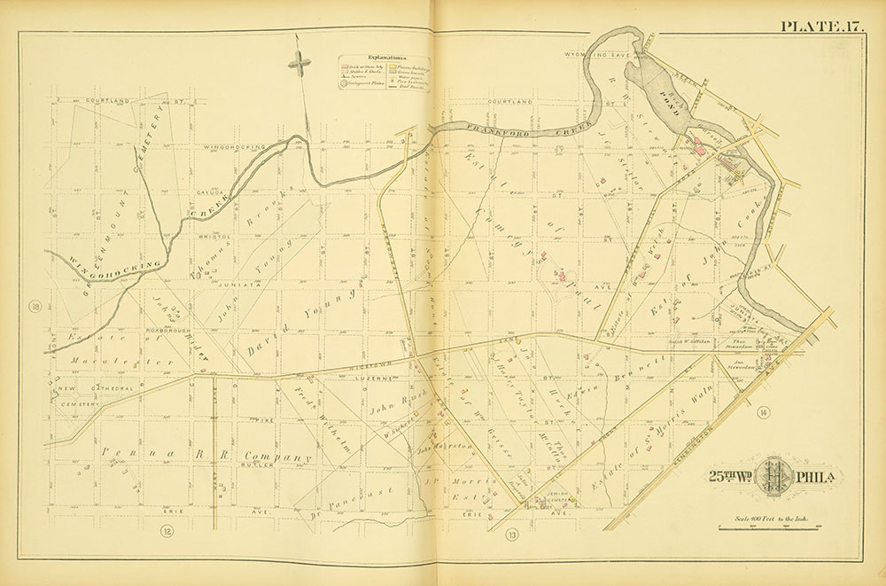 Atlas of the City of Philadelphia, 25th Ward, Plate 17